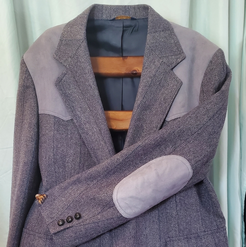 Men's Wool/Suede Pendleton Blazer